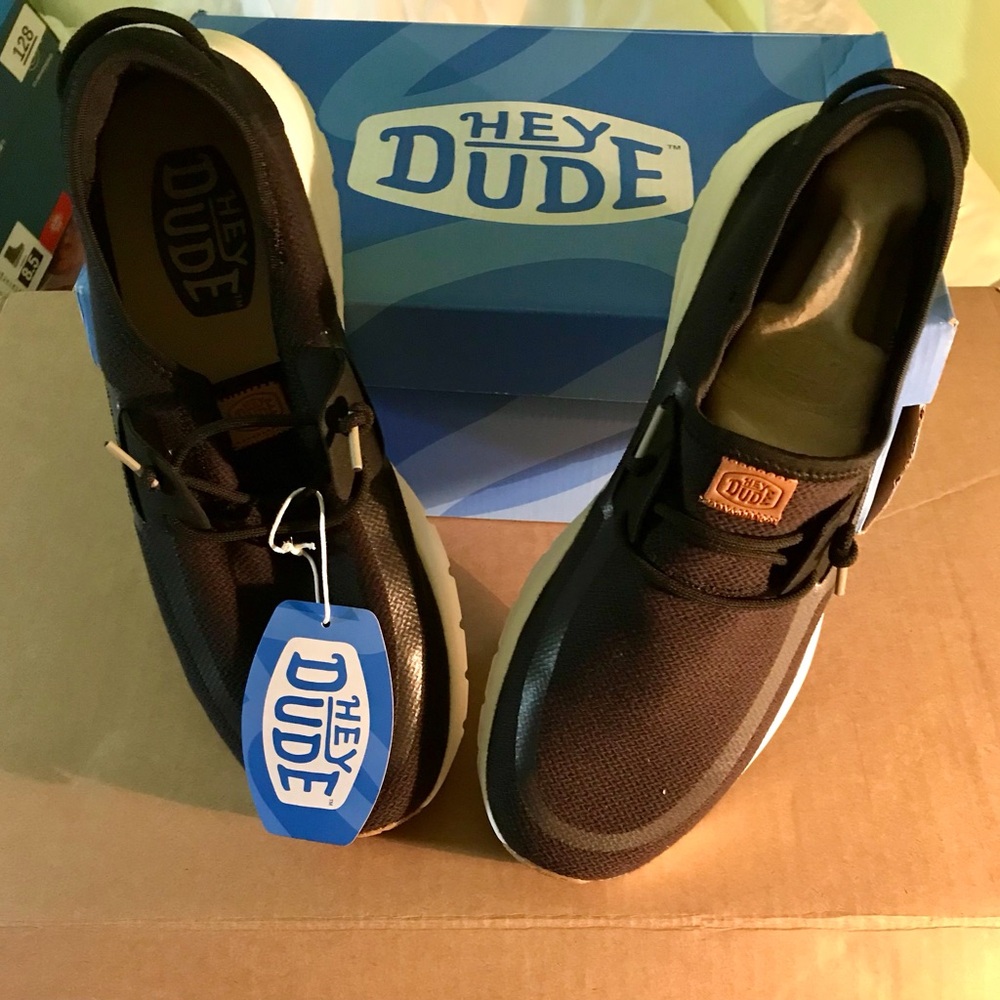 Hey Dude Black Loafers & Slip-Ons